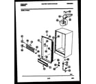 Frigidaire UF16NL4 cabinet parts diagram