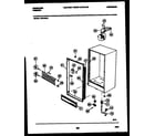 Frigidaire UFS19NL4 cabinet parts diagram