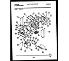 Frigidaire LCG851LL1 cabinet and component parts diagram