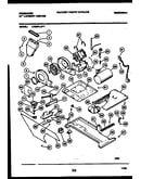 Motor, blower and cabinet parts