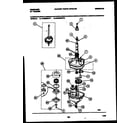 Frigidaire WA8600PW2 transmission parts diagram