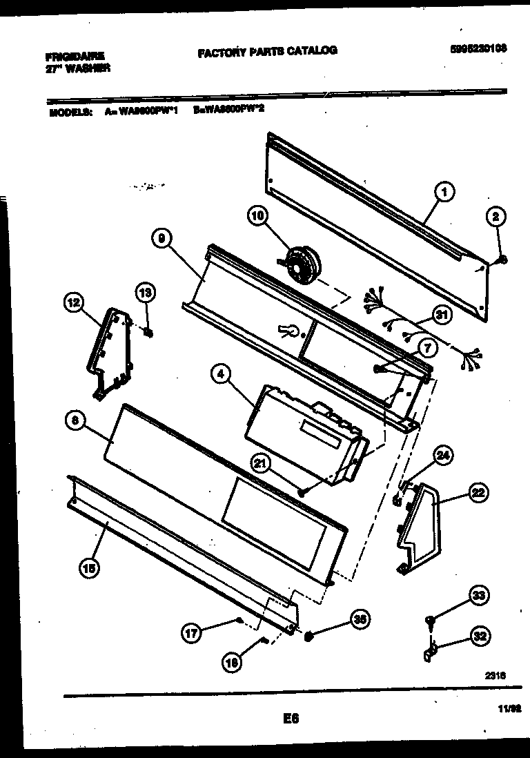 Console and control parts
