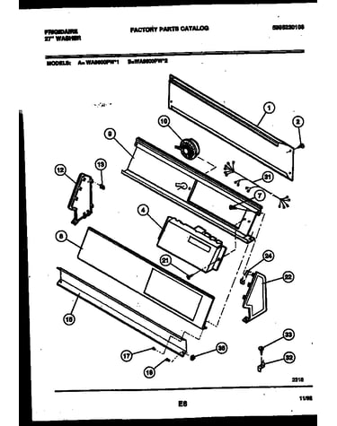 Console and control parts