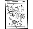Frigidaire WA7400PW1 cabinet parts diagram