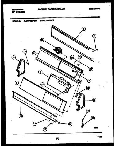 Console and control parts