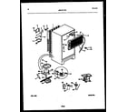 Universal/Multiflex (Frigidaire) MRT18CHCY0 system and automatic defrost parts diagram