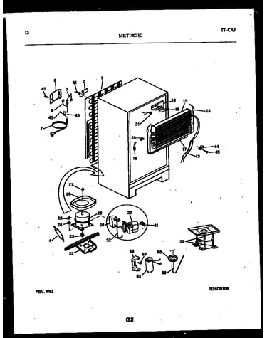 System and automatic defrost parts