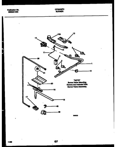 Burner, manifold and gas control