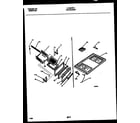 Frigidaire CP305WP2W1 cooktop and broiler drawer parts diagram