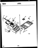 Cooktop and broiler drawer parts