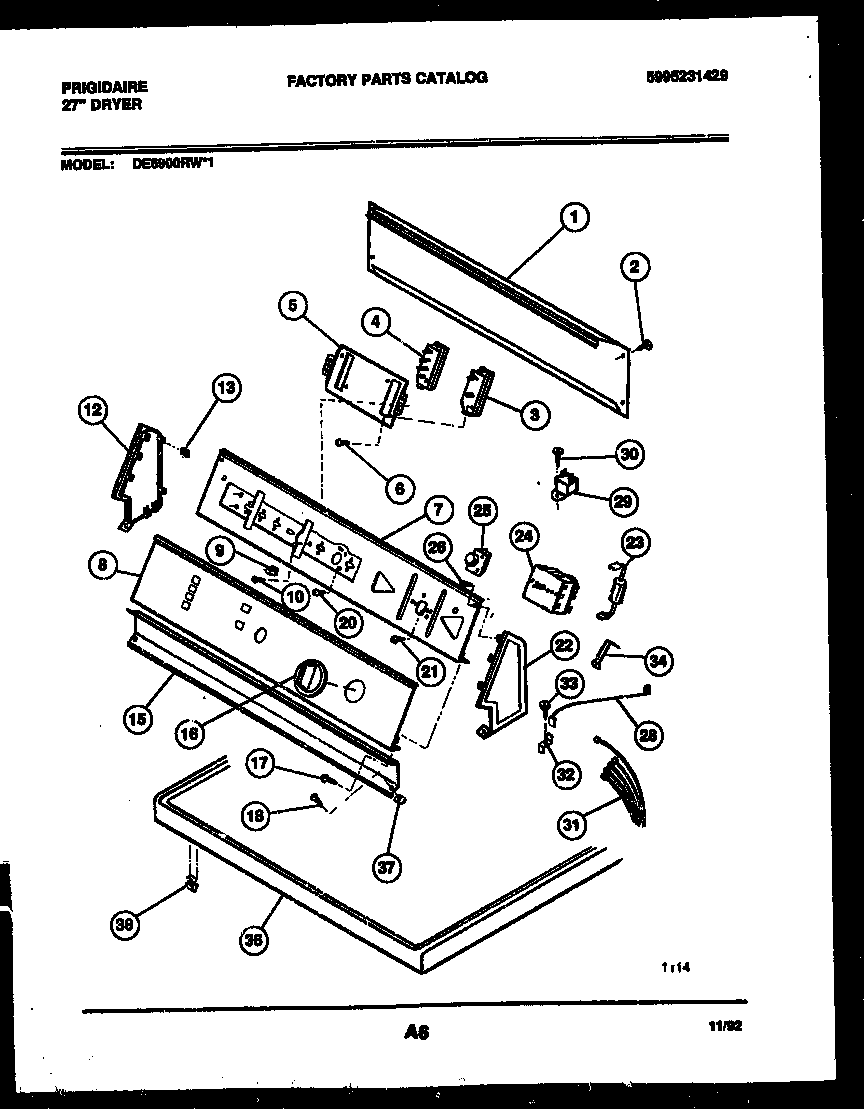 Console and control parts