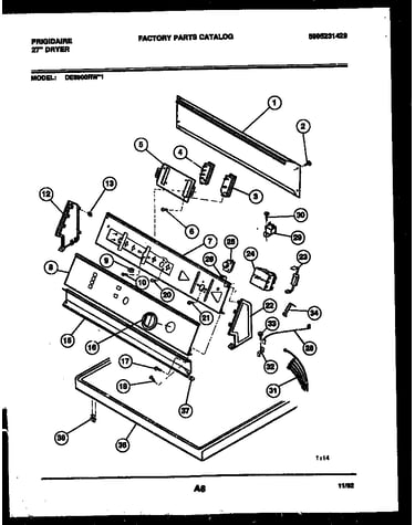 Console and control parts