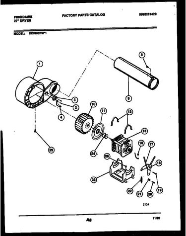 Blower and drive parts