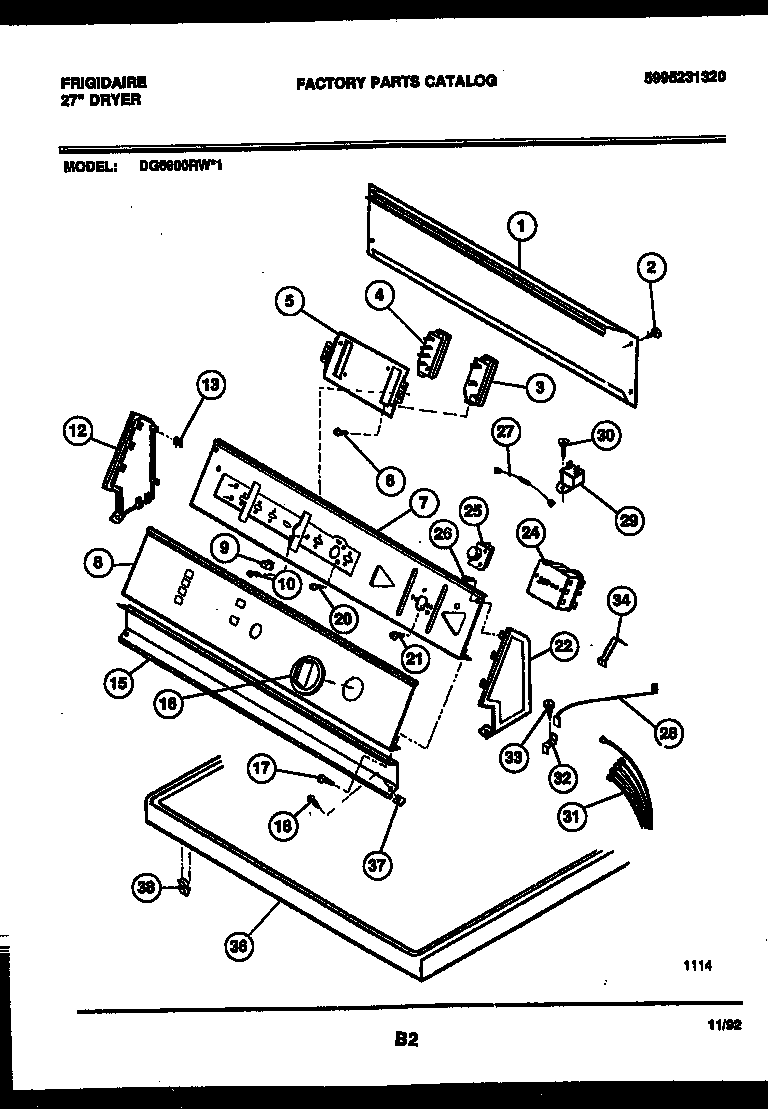 Console and control parts