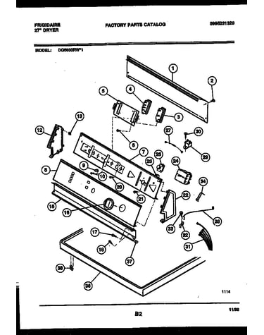 Console and control parts
