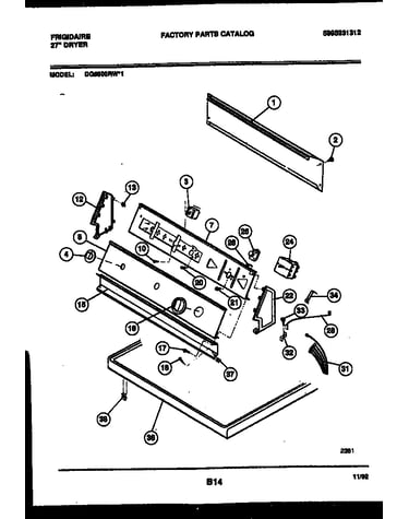 Console and control parts