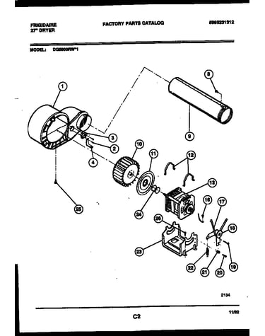 Blower and drive parts