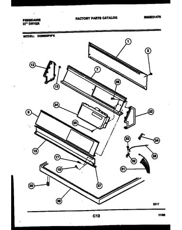 Console and control parts