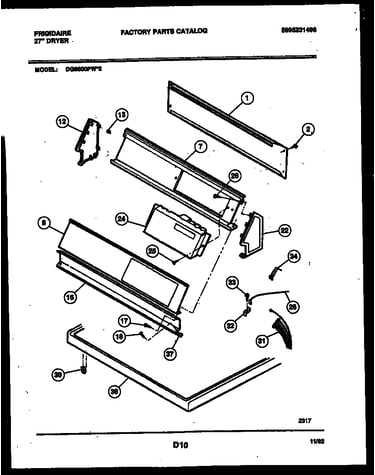 Console and control parts