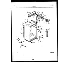 Frigidaire FPI14TPL1 cabinet parts diagram