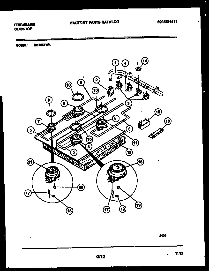 BURNER PARTS