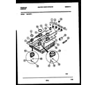 Frigidaire GB135FM4 burner parts diagram