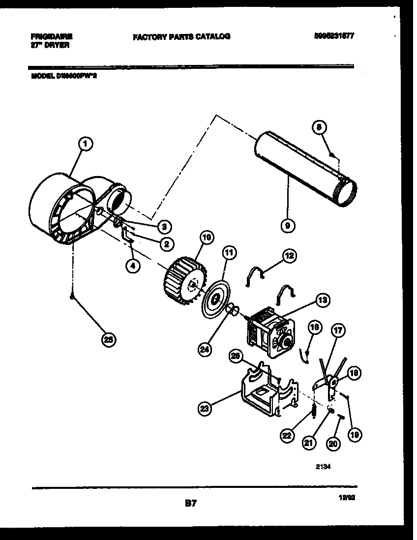 Blower and drive parts