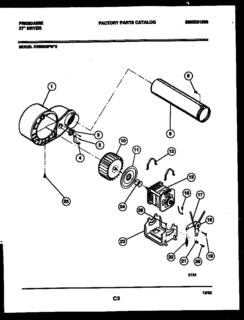 Blower and drive parts