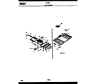 Frigidaire G31BPNW5 cooktop and broiler drawer parts diagram