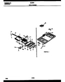 Cooktop and broiler drawer parts