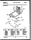 Cooktop and broiler parts