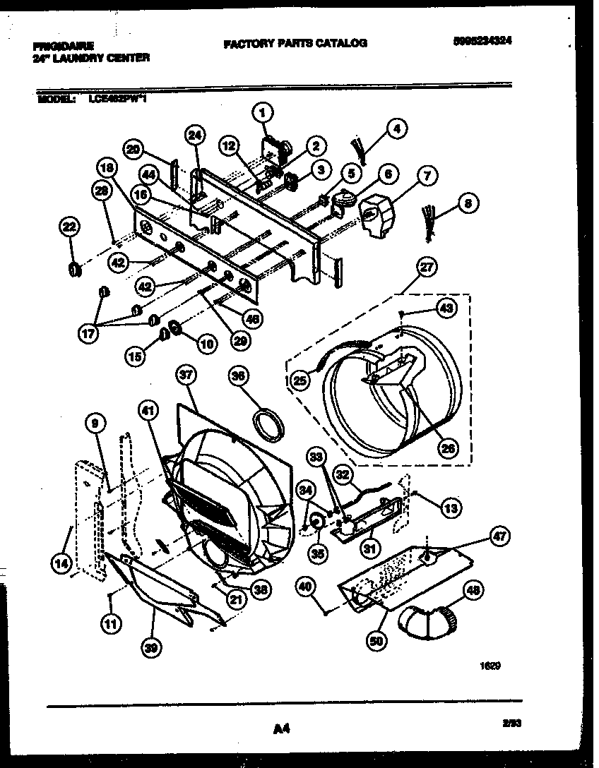 CONSOLE, CONTROLS AND DRUM