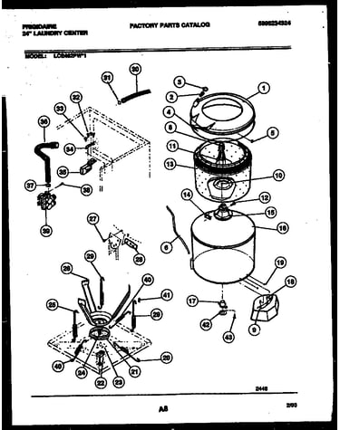 Tubs, water valve and lid switch