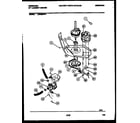 Frigidaire LCE462PL1 motor and idler arm clutch diagram