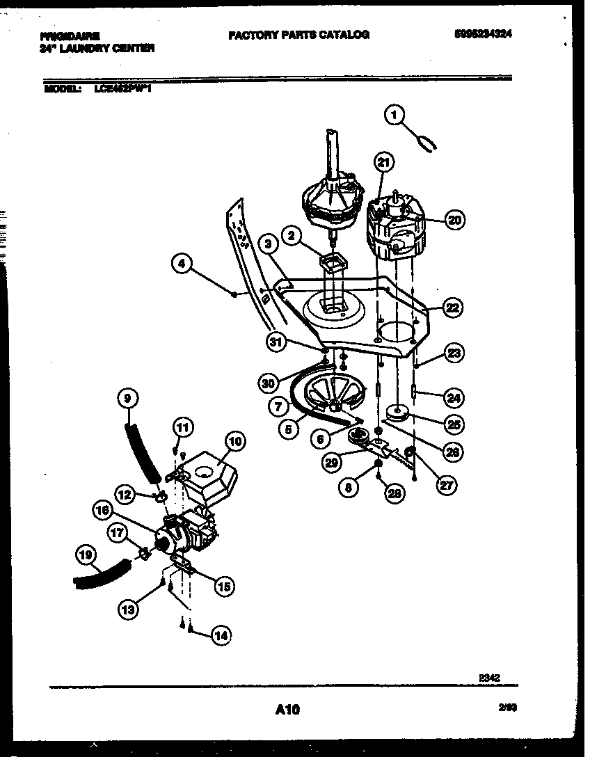 Motor and idler arm clutch