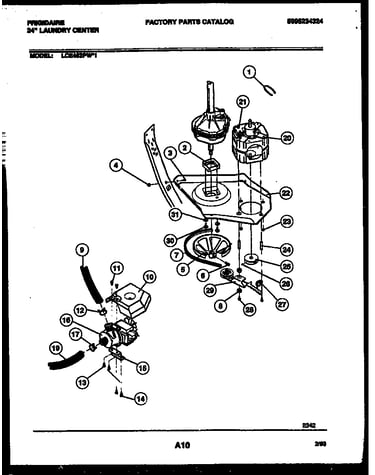 Motor and idler arm clutch