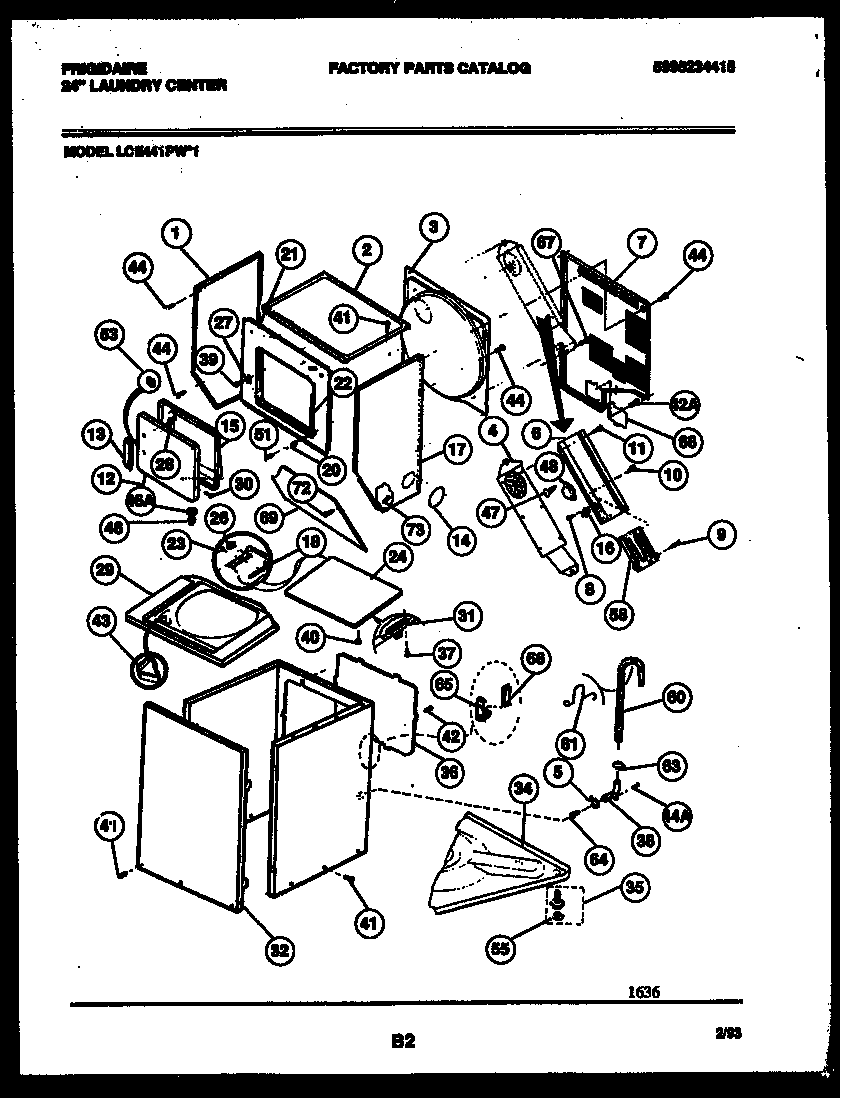 CABINET PARTS AND HEATER