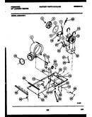 Dryer motor, blower and belt