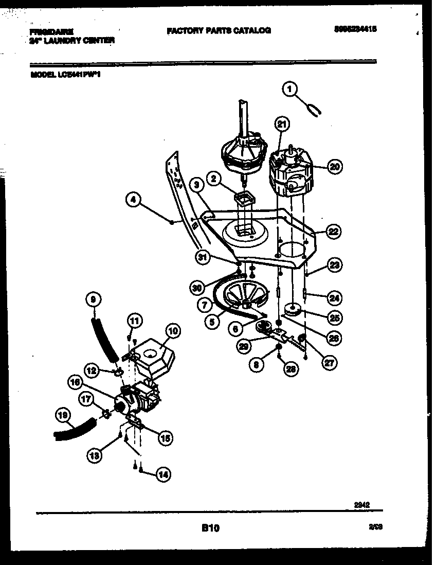 Motor and idler arm clutch