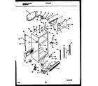 Frigidaire FRT24PRAD1 cabinet parts diagram