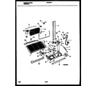Frigidaire FRT24PRAW1 system and automatic defrost parts diagram