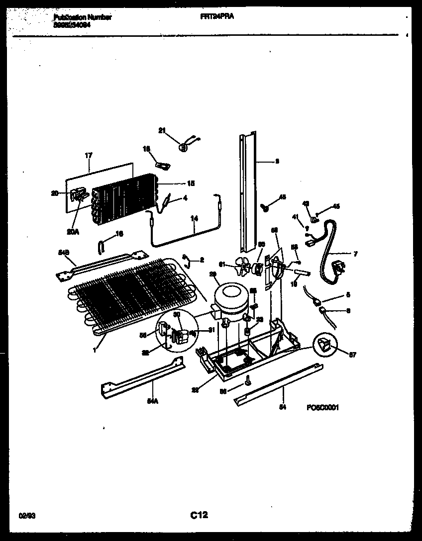 System and automatic defrost parts