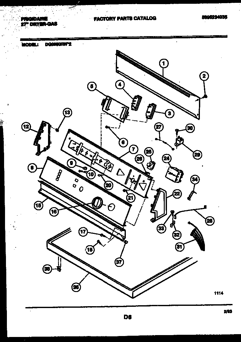 Console and control parts
