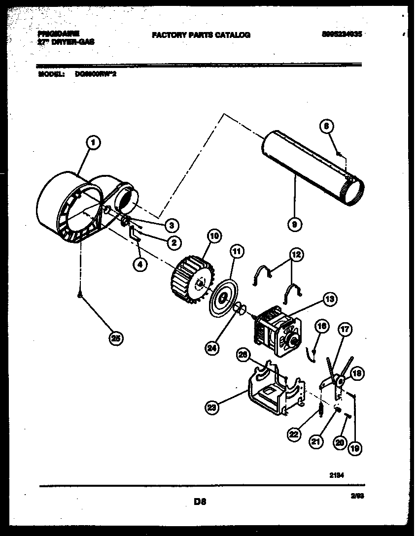 Blower and drive parts