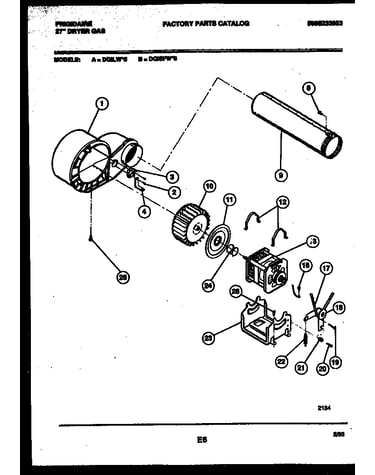 Motor & blower parts