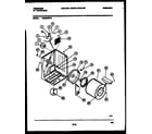 Frigidaire DG5800RW2 cabinet and component parts diagram