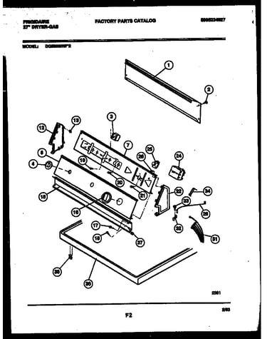 Console and control parts
