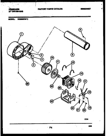 Blower and drive parts