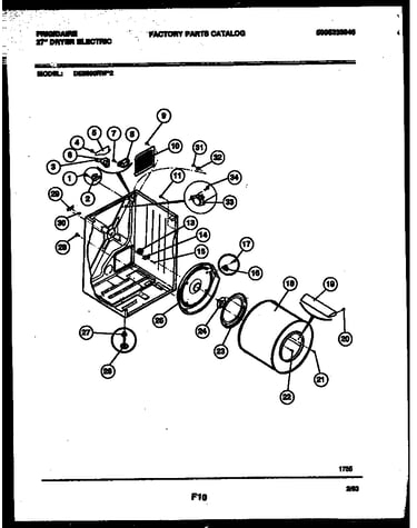 Cabinet & component parts