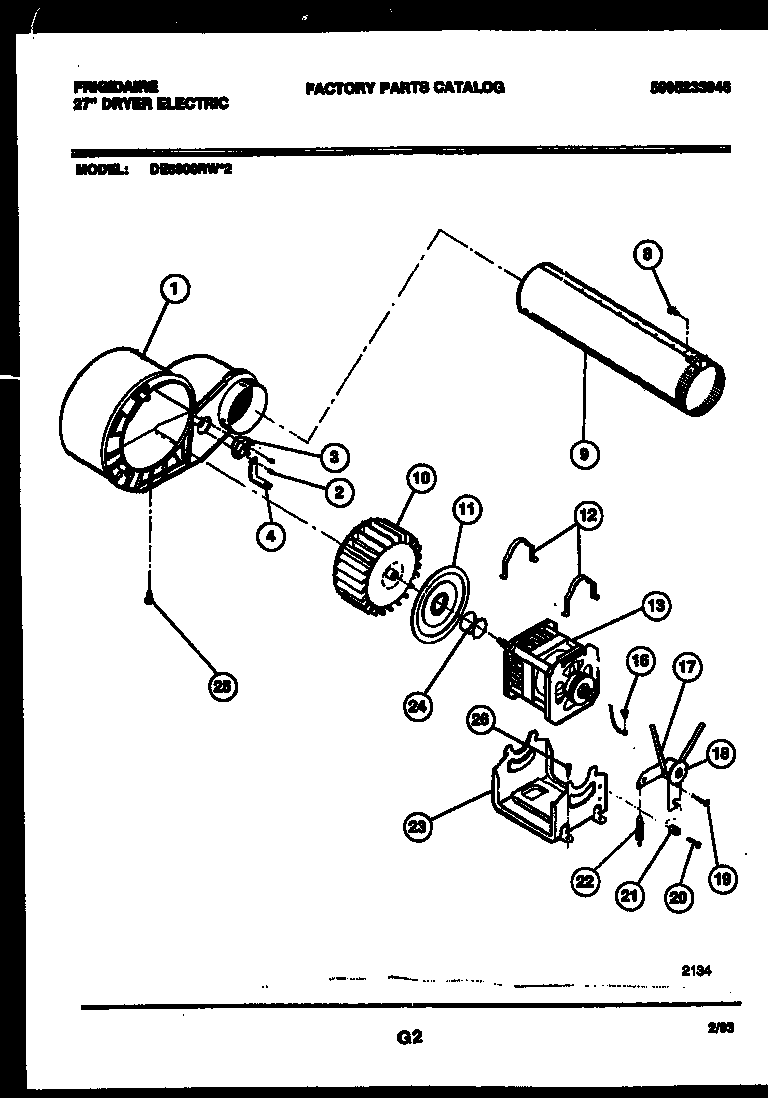 Blower and drive parts